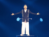 Singer Andy Lau performs at the Taipei Arena during the first leg of his ''Today is the Day'' tour in Taipei, Taiwan province, China, on Nov...