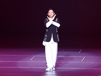 Singer Andy Lau performs at the Taipei Arena during the first leg of his ''Today is the Day'' tour in Taipei, Taiwan province, China, on Nov...