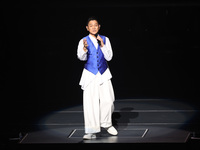 Singer Andy Lau performs at the Taipei Arena during the first leg of his ''Today is the Day'' tour in Taipei, Taiwan province, China, on Nov...