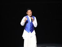 Singer Andy Lau performs at the Taipei Arena during the first leg of his ''Today is the Day'' tour in Taipei, Taiwan province, China, on Nov...