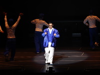 Singer Andy Lau performs at the Taipei Arena during the first leg of his ''Today is the Day'' tour in Taipei, Taiwan province, China, on Nov...