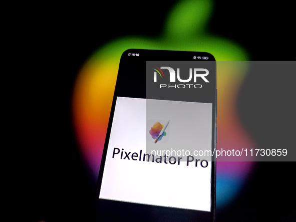 Apple proposes the acquisition of Pixelmator in Suqian, Jiangsu province, China, on November 2, 2024. (Photo Illustration by Costfoto/NurPho...