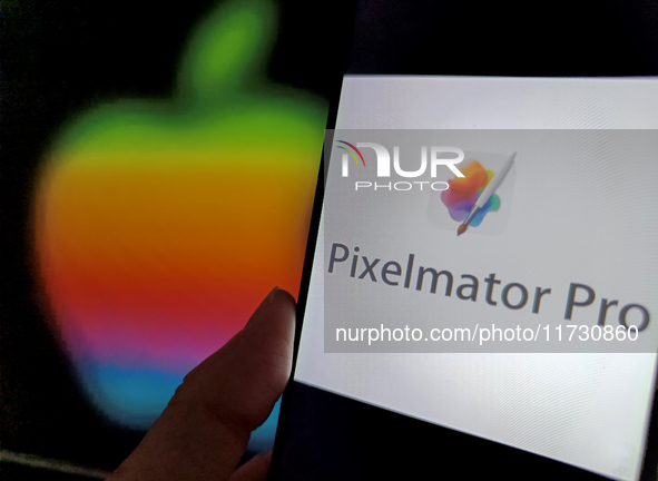 Apple proposes the acquisition of Pixelmator in Suqian, Jiangsu province, China, on November 2, 2024. (Photo Illustration by Costfoto/NurPho...