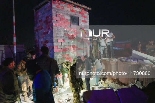 On November 2, 2024, an explosion of unknown origin occurred at a guard post near the entrance of the Al-Muhammadiyah camp in rural Jindires...