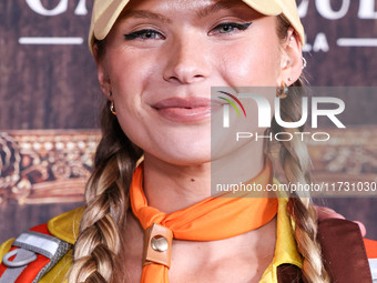 Josie Canseco arrives at Darren Dzienciol's Haunted Hotel Halloween Party 2024 presented by UTOPIA and Casa Azul Organic Tequila held at the...