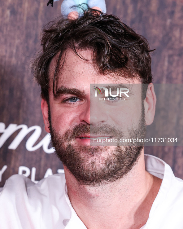 Alex Pall of The Chainsmokers arrives at Darren Dzienciol's Haunted Hotel Halloween Party 2024 presented by UTOPIA and Casa Azul Organic Teq...