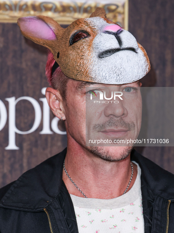 Diplo (Thomas Wesley Pentz) arrives at Darren Dzienciol's Haunted Hotel Halloween Party 2024 presented by UTOPIA and Casa Azul Organic Tequi...