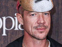 Diplo (Thomas Wesley Pentz) arrives at Darren Dzienciol's Haunted Hotel Halloween Party 2024 presented by UTOPIA and Casa Azul Organic Tequi...