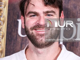 Alex Pall of The Chainsmokers arrives at Darren Dzienciol's Haunted Hotel Halloween Party 2024 presented by UTOPIA and Casa Azul Organic Teq...