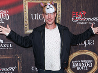 Diplo (Thomas Wesley Pentz) arrives at Darren Dzienciol's Haunted Hotel Halloween Party 2024 presented by UTOPIA and Casa Azul Organic Tequi...