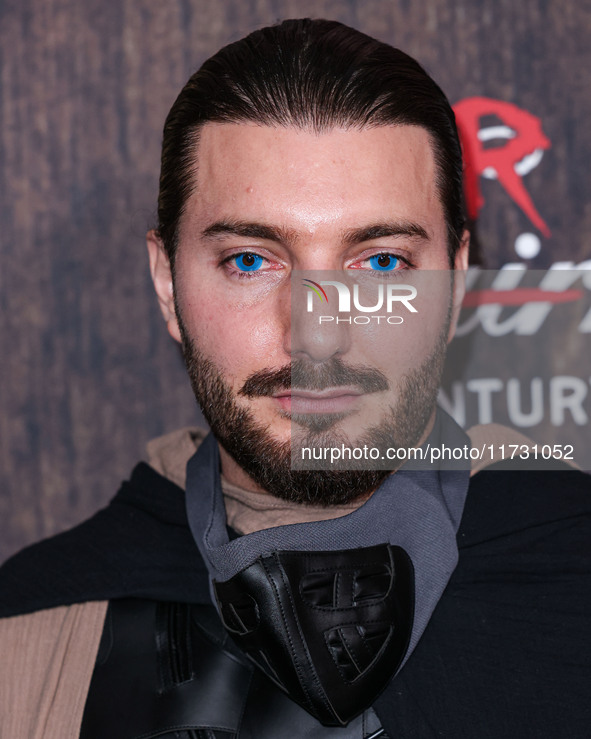 Alesso (Alessandro Renato Rodolfo Lindblad) arrives at Darren Dzienciol's Haunted Hotel Halloween Party 2024 presented by UTOPIA and Casa Az...