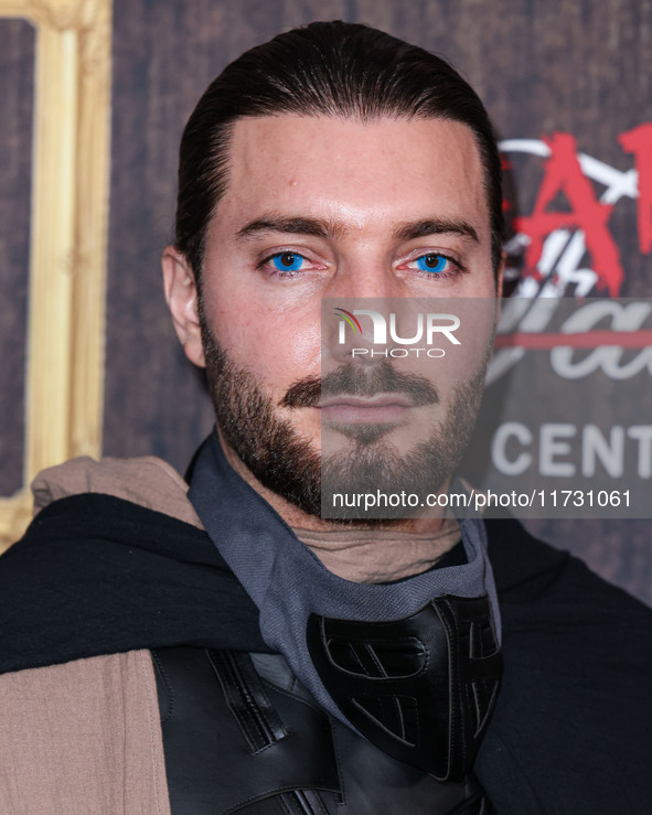 Alesso (Alessandro Renato Rodolfo Lindblad) arrives at Darren Dzienciol's Haunted Hotel Halloween Party 2024 presented by UTOPIA and Casa Az...