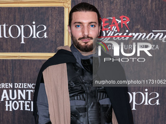 Alesso (Alessandro Renato Rodolfo Lindblad) arrives at Darren Dzienciol's Haunted Hotel Halloween Party 2024 presented by UTOPIA and Casa Az...