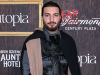 Alesso (Alessandro Renato Rodolfo Lindblad) arrives at Darren Dzienciol's Haunted Hotel Halloween Party 2024 presented by UTOPIA and Casa Az...