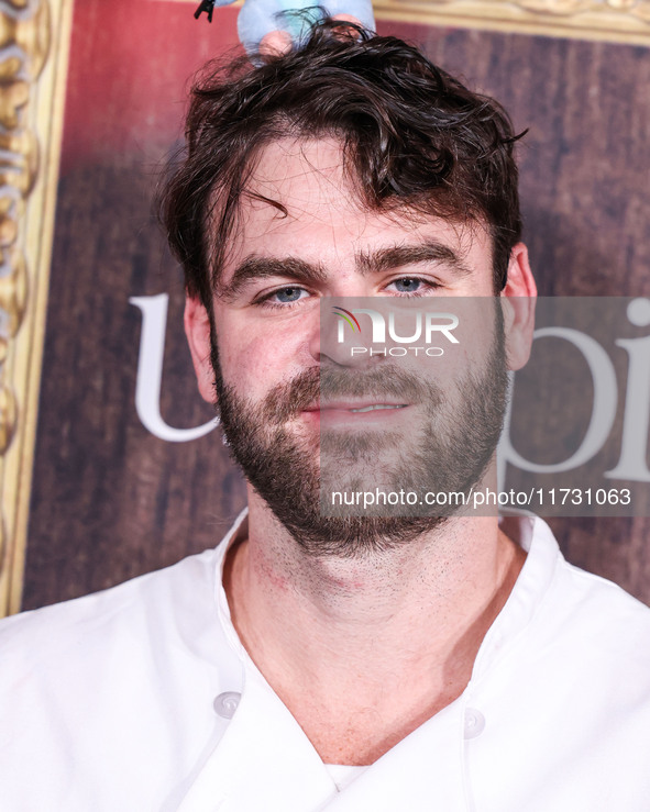 Alex Pall of The Chainsmokers arrives at Darren Dzienciol's Haunted Hotel Halloween Party 2024 presented by UTOPIA and Casa Azul Organic Teq...