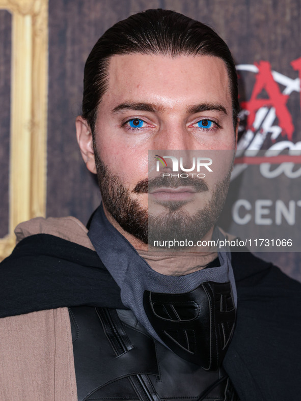 Alesso (Alessandro Renato Rodolfo Lindblad) arrives at Darren Dzienciol's Haunted Hotel Halloween Party 2024 presented by UTOPIA and Casa Az...