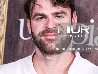 Alex Pall of The Chainsmokers arrives at Darren Dzienciol's Haunted Hotel Halloween Party 2024 presented by UTOPIA and Casa Azul Organic Teq...