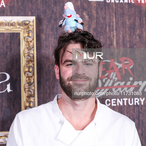 Alex Pall of The Chainsmokers arrives at Darren Dzienciol's Haunted Hotel Halloween Party 2024 presented by UTOPIA and Casa Azul Organic Teq...