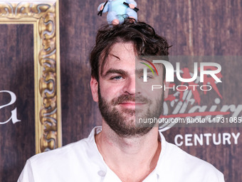 Alex Pall of The Chainsmokers arrives at Darren Dzienciol's Haunted Hotel Halloween Party 2024 presented by UTOPIA and Casa Azul Organic Teq...