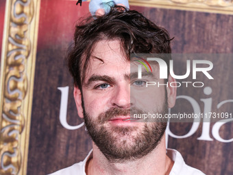 Alex Pall of The Chainsmokers arrives at Darren Dzienciol's Haunted Hotel Halloween Party 2024 presented by UTOPIA and Casa Azul Organic Teq...