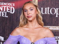 Alexis Ren arrives at Darren Dzienciol's Haunted Hotel Halloween Party 2024 presented by UTOPIA and Casa Azul Organic Tequila held at the Fa...