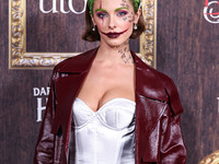 Carmella Rose arrives at Darren Dzienciol's Haunted Hotel Halloween Party 2024 presented by UTOPIA and Casa Azul Organic Tequila held at the...