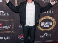 Diplo (Thomas Wesley Pentz) arrives at Darren Dzienciol's Haunted Hotel Halloween Party 2024 presented by UTOPIA and Casa Azul Organic Tequi...