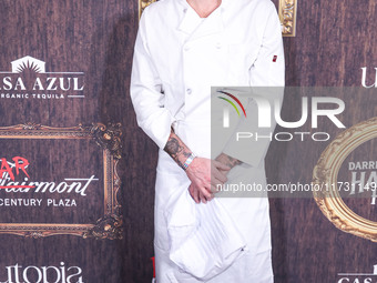 Alex Pall of The Chainsmokers arrives at Darren Dzienciol's Haunted Hotel Halloween Party 2024 presented by UTOPIA and Casa Azul Organic Teq...