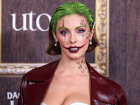 Carmella Rose arrives at Darren Dzienciol's Haunted Hotel Halloween Party 2024 presented by UTOPIA and Casa Azul Organic Tequila held at the...