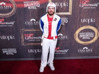 Emile Hirsch arrives at Darren Dzienciol's Haunted Hotel Halloween Party 2024 presented by UTOPIA and Casa Azul Organic Tequila held at the...