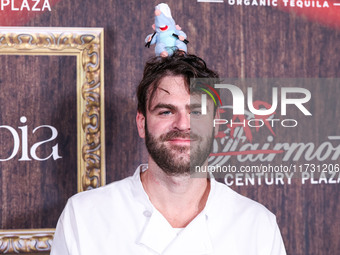 Alex Pall of The Chainsmokers arrives at Darren Dzienciol's Haunted Hotel Halloween Party 2024 presented by UTOPIA and Casa Azul Organic Teq...