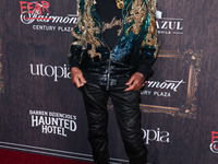 James Goldstein arrives at Darren Dzienciol's Haunted Hotel Halloween Party 2024 presented by UTOPIA and Casa Azul Organic Tequila held at t...