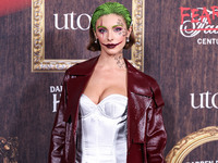 Carmella Rose arrives at Darren Dzienciol's Haunted Hotel Halloween Party 2024 presented by UTOPIA and Casa Azul Organic Tequila held at the...