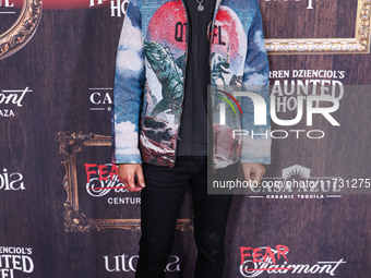 Sarunas J. Jackson arrives at Darren Dzienciol's Haunted Hotel Halloween Party 2024 presented by UTOPIA and Casa Azul Organic Tequila held a...