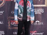 Sarunas J. Jackson arrives at Darren Dzienciol's Haunted Hotel Halloween Party 2024 presented by UTOPIA and Casa Azul Organic Tequila held a...