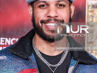 Sarunas J. Jackson arrives at Darren Dzienciol's Haunted Hotel Halloween Party 2024 presented by UTOPIA and Casa Azul Organic Tequila held a...