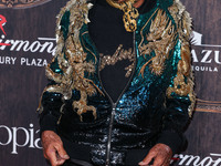 James Goldstein arrives at Darren Dzienciol's Haunted Hotel Halloween Party 2024 presented by UTOPIA and Casa Azul Organic Tequila held at t...