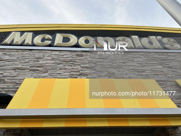 McDonald's Restaurant is in Toronto, Ontario, Canada, on October 30, 2024. 