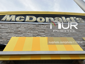 McDonald's Restaurant is in Toronto, Ontario, Canada, on October 30, 2024. (