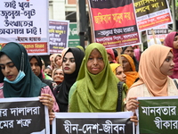 Activists from Humanity Revolution Bangladesh staged a demonstration in Dhaka, Bangladesh, on November 2, 2024, demanding the dissolution of...