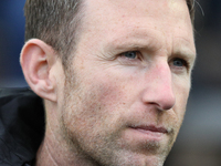 Carlisle United Manager Mike Williamson is present during the FA Cup First Round match between Carlisle United and Wigan Athletic at Brunton...