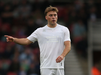 Aidan Morris of Middlesbrough plays during the Sky Bet Championship match between Middlesbrough and Coventry City at the Riverside Stadium i...