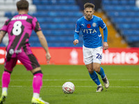 Oliver Norwood #26 of Stockport County F.C. is in action during the FA Cup First Round match between Stockport County and Forest Green Rover...