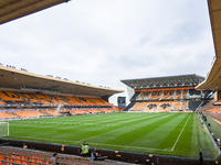 A view of the ground during the Premier League match between Wolverhampton Wanderers and Crystal Palace at Molineux in Wolverhampton, Englan...