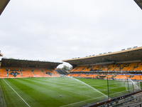 A view of the ground during the Premier League match between Wolverhampton Wanderers and Crystal Palace at Molineux in Wolverhampton, Englan...