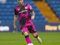 Charlie McCann, number 8 of Forest Green Rovers F.C., participates in the FA Cup First Round match between Stockport County and Forest Green...