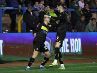 Scott Smith of Wigan Athletic celebrates making it 1-0 during extra time in the FA Cup First Round match between Carlisle United and Wigan A...