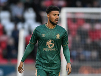 Elias Kachunga (10 Cambridge United) participates in the FA Cup First Round match between Woking and Cambridge United at the Kingfield Stadi...