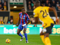 Trevoh Chalobah of Crystal Palace is on the ball during the Premier League match between Wolverhampton Wanderers and Crystal Palace at Molin...