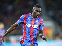 Ismaila Sarr of Crystal Palace races forward during the Premier League match between Wolverhampton Wanderers and Crystal Palace at Molineux...